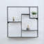 Ballimamore 5 Piece Square Metal Accent Shelf with Towel Bar