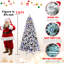 Arbre de Noël artificiel 7,5 pi avec lumières DEL-918569964