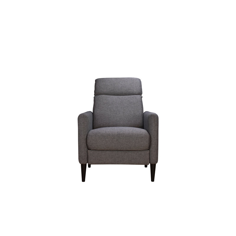PUSHBACK RECLINER CHAIR, Gunmetal Fabric