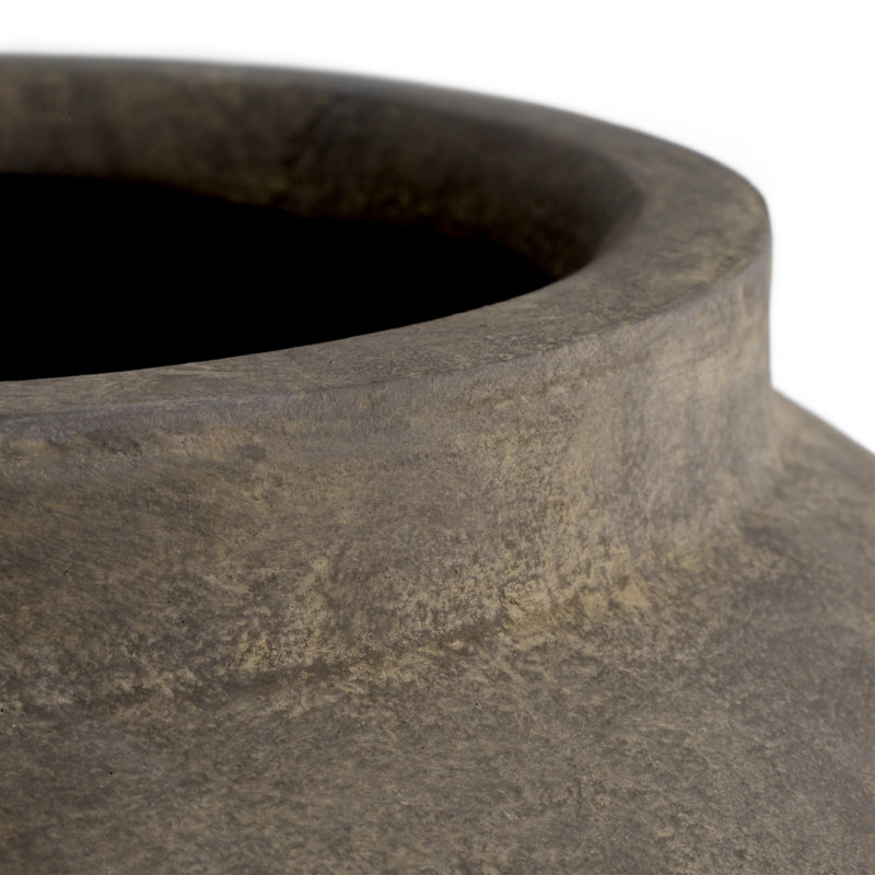 Moon Handmade Fiberclay Table Vase, 22.44" H x 16.54" W x 16.54" D