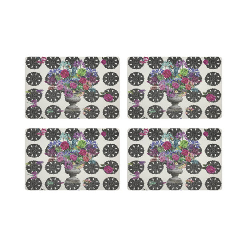 Pistils Metal Bouquet Pebble 17.5" Vinyl Placemat