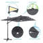 Parasol lumineux en porte-à-faux 10 pi x 8 pi Najifa-657088940