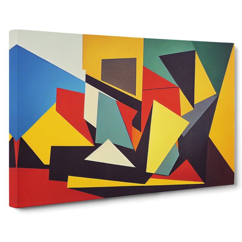 Modern Abstract Shapes Vol.7 - Wrapped Canvas, 50cm H x 76cm W x 3cm D