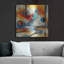  «Circles Abstract 4» par Rey Klimt, art mural en métal-60720589