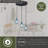 Denzel 3-Light Dimmable Cluster Pendant-1916716062