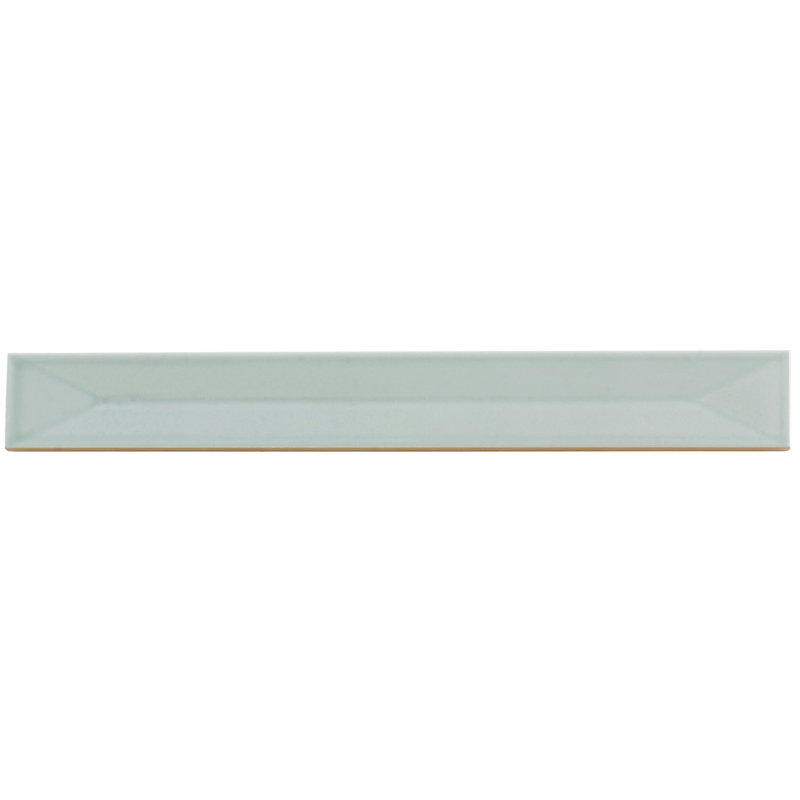 Horizonte 2 X 16 In. Glossy Ceramic Deco Subway Wall Tile (10.76 Sq Ft/Case) - 50 Pack, Pastel light Blue