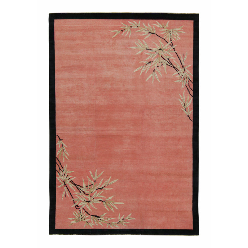 Hand Knotted Wool Area Rug, Rectangle 10' x 14'