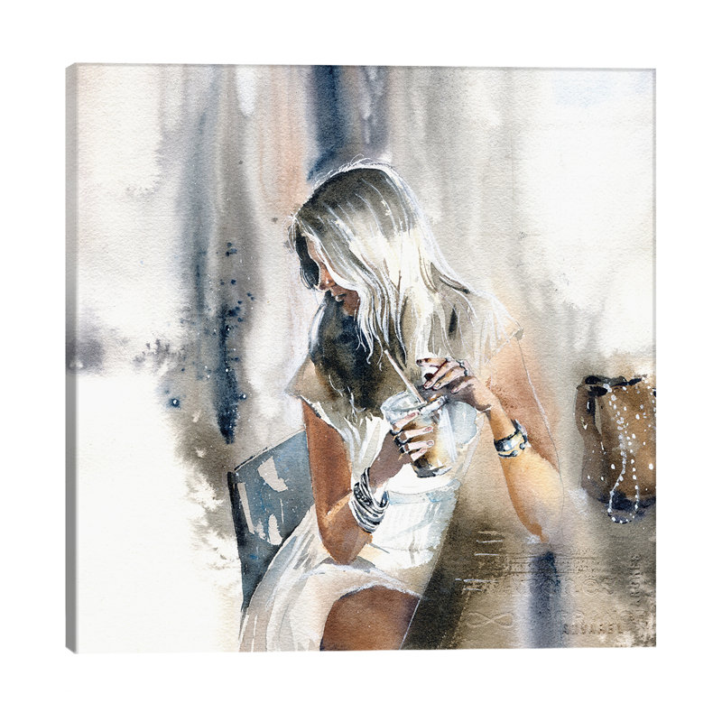 Woman III - Wrapped Canvas Painting, 45.72 cm H x 45.72 cm W x 3.175 cm D