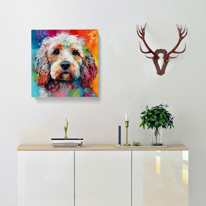 Cockapoo Colour Field Painting - Print