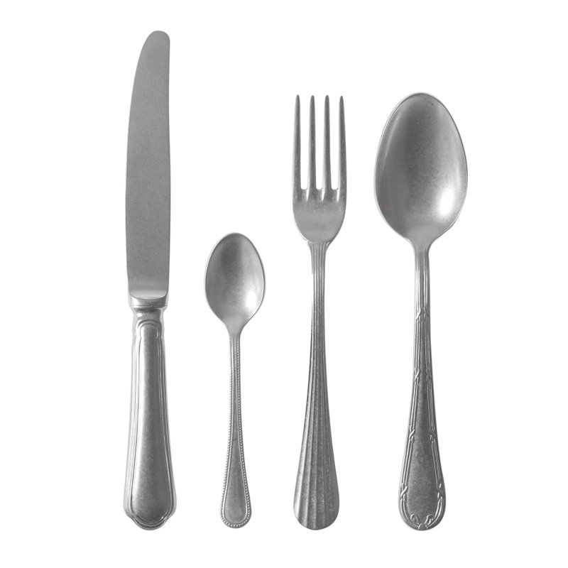 Aretha 24 Piece 18/10 Stainless Steel Cutlery Set, Service for 6