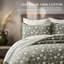Ensemble de courtepointe réversible 100% coton, couvre-lit léger avec taies d'oreiller certifiées OEKO-TEX, literie de ferme botanique intemporelle pour toutes les saisons-126302433-126302435
