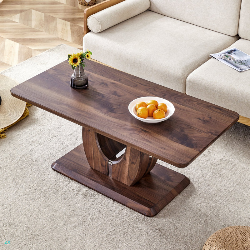 Table basse rectangulaire moderne en MDF à motif autocollant moderne. Ajoutez une atmosphère calme et confortable à votre maison. Autocollant texturé pour table basse en MDF, table d'appoint.