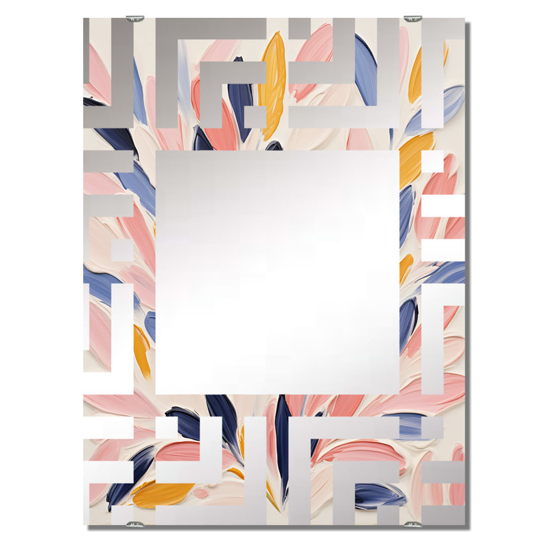 Miroir mural Clayborne - Corail MIR133193, 40 po x 30 po