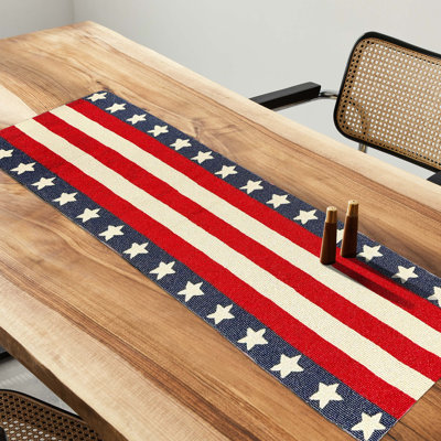Chemin de table Consuella Patriotic American Flag