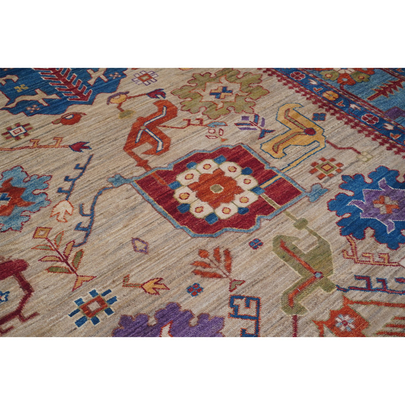 One-of-a-Kind 9'8" X 13'5" Hand Knotted Area Rug