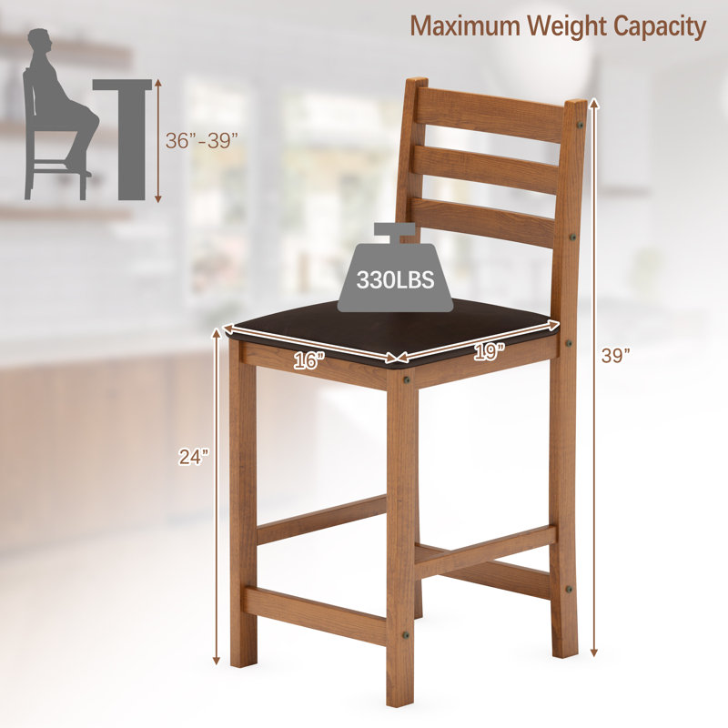 Height Bar Stools Set Of 2