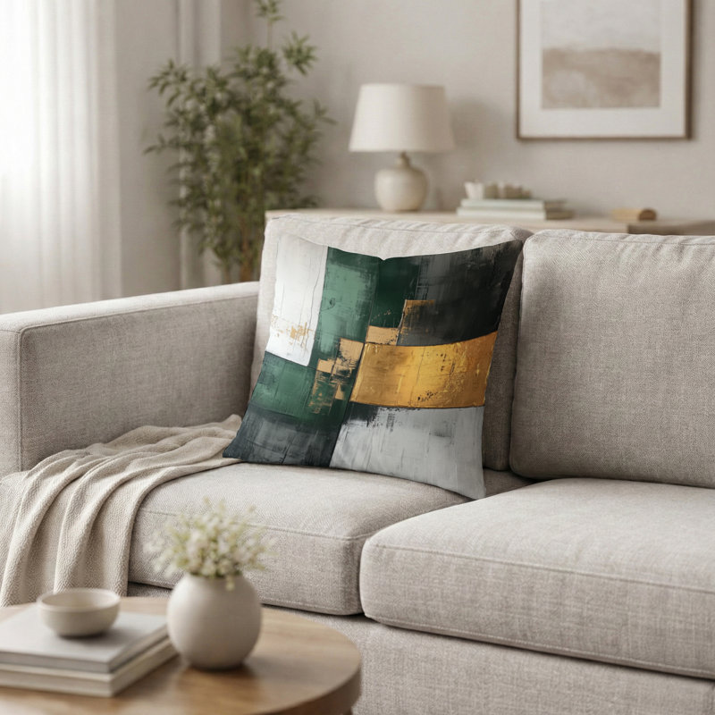 Coussin Abstract, H 20 po x l 20 po
