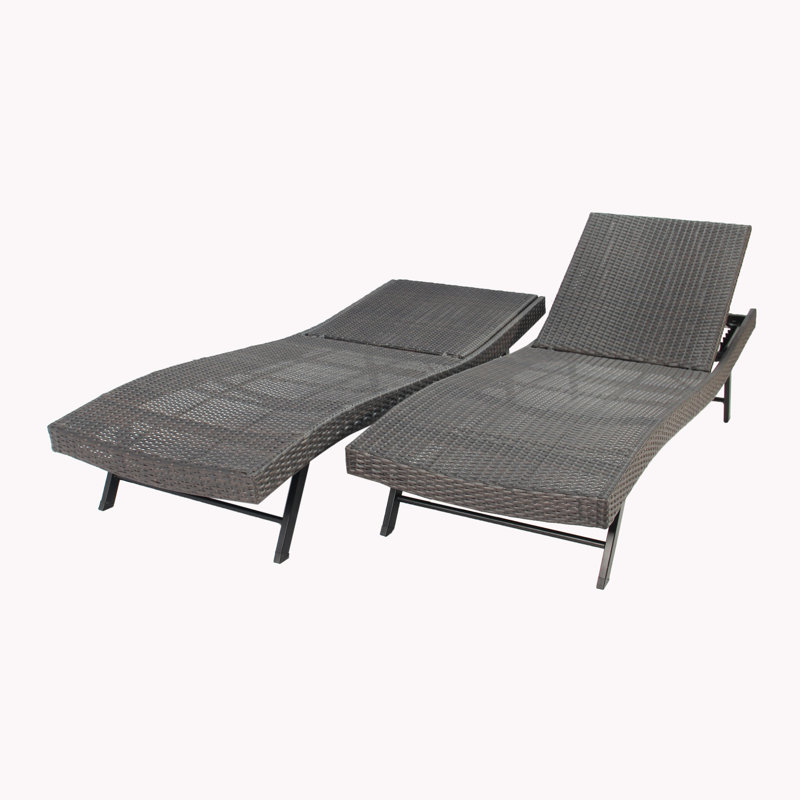 Ragena Outdoor Wicker Chaise Lounge