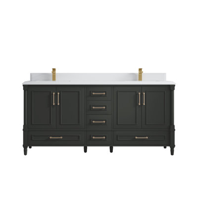 Ensemble de meuble-lavabo double 72 po Aberdeen