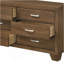 Commode à finition chêne Miquell