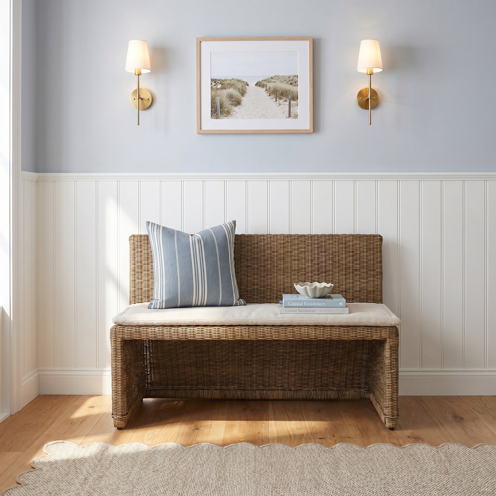 Senna Woven Dining Bench