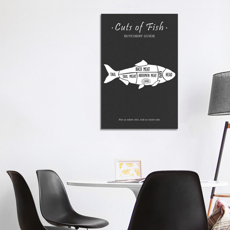 Butchery Fish by Mark Rogan - Print on Canvas, Wrapped Canvas, 101.6cm H x 66.04cm W x 1.91cm D