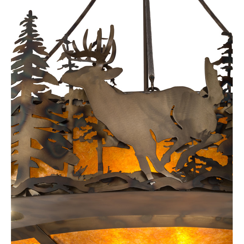 Rustic Lodge 14 - Light Chandelier