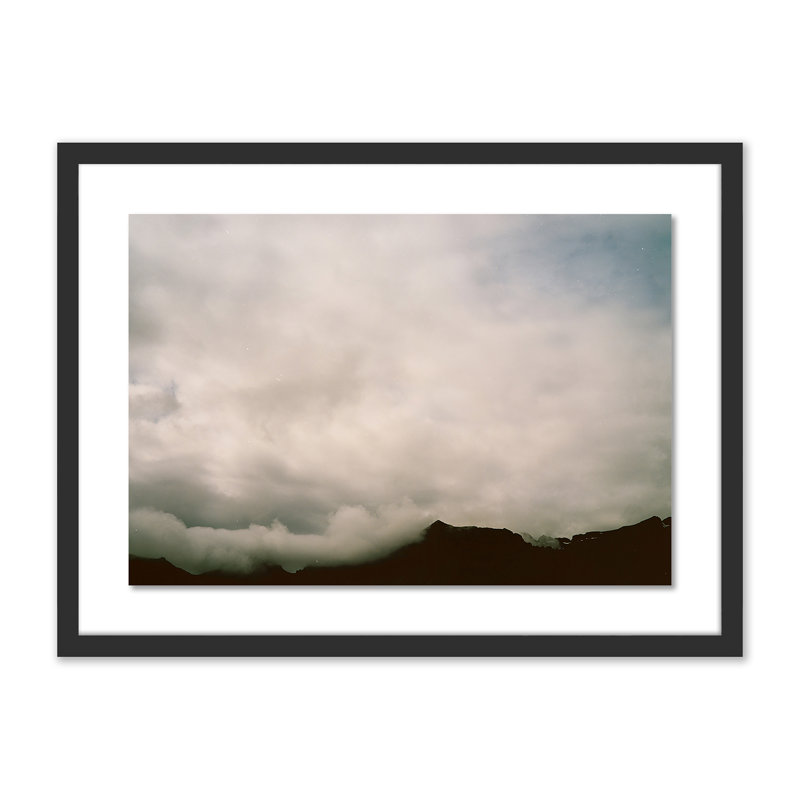 Clouds 5 Print by Riley Ryan, Black, 18" H x 24" W x 1.5" D