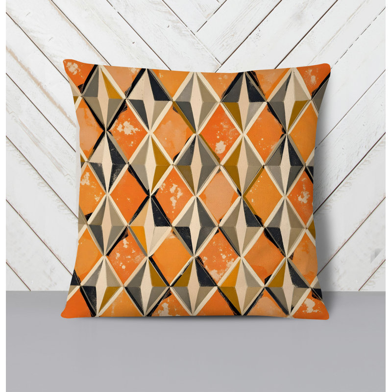 Throw Pillow, 16"H x 16"W, Pillow Cover Only - No Insert