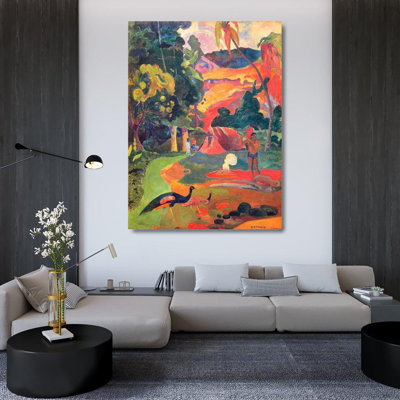 Lark Manor™ Gauguin, Paul Gallery Wrapped Canvas Art Titled: Matamoe