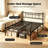 18''Twin Bed Frame With Headboard, Metal Platform Bed Frame, Noise-Free & No Box Spring Needed, For Bedroom.-520099810