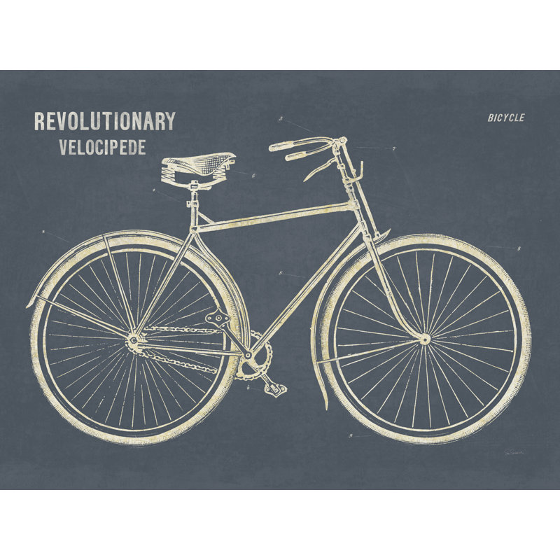 Imprimé gris «Blueprint», Non, H 24 po x l 32 po, Toile avec cadre érable
