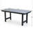 Hdpe Outdoor Patio Dining Set, One Table And Six Chairs. The Outdoor Dining Furniture Has Sunshade Holes And Is Suitable. It Is Suitable For Lawns, Gardens, Backyards, And Pool Sides.grey,waterproof
