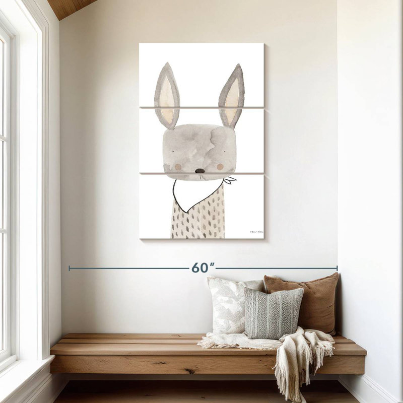Ella The Rabbit, 45" H x 28" W