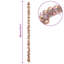 vidaXL Christmas Ball Garland 186 cm Polystyrene-1584043771