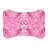 Pink Whorls - 1 Piece Bone Shape Feeding Mat