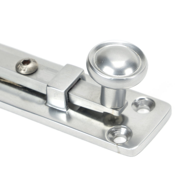 Universal Bolt, 2.5cm H x 10cm W x 2.5cm D, Satin Chrome