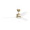 Visual Comfort Fan Colgin 56 LED Indoor Ceiling Fan with Threaded Downrod, Matte White ABS blades and Handheld Remote