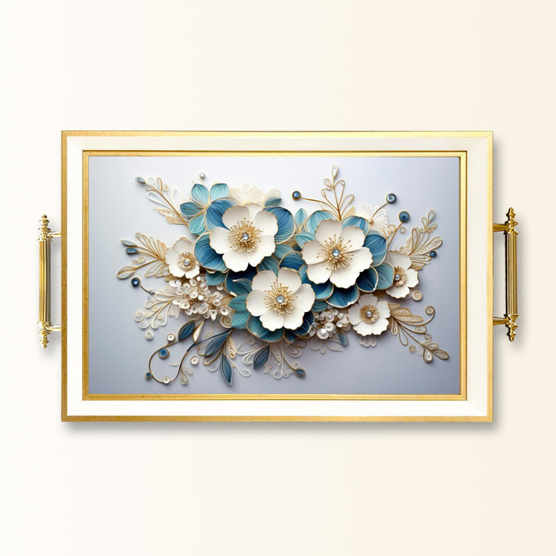 Élégant plateau en verre de 19,7 po x 11,4 po x 1,4 po | Fabrication 100% verre durable | Facile à nettoyer avec un chiffon humide | Idéal pour le service, la présentation décorative et l'organisation | Ajout élégant à la décoration intérieure
