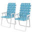 Chaise de patio pliante, ensemble de chaises pliantes, ensemble de 2 chaises de camping d'extérieur, chaises de jardin portatives