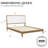 Bethelmie Solid Wood Upholstered Headboard Bed Frame-124075649-97285328