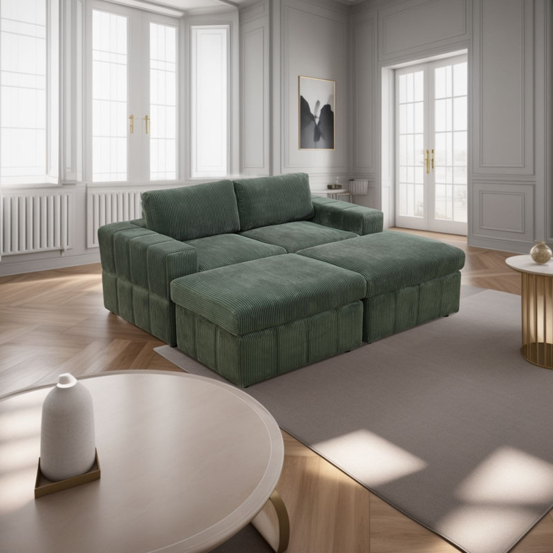 Canapé modulaire 4 pièces ergazi