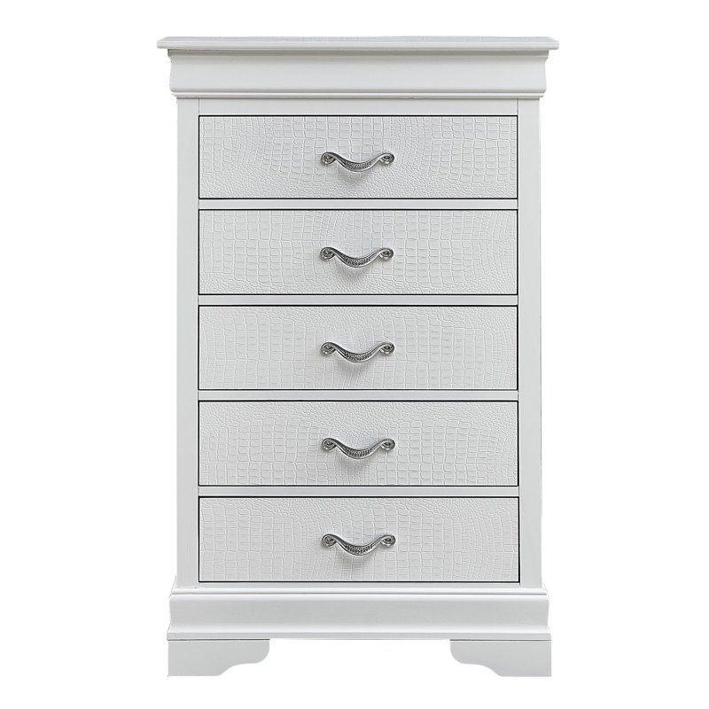 Commode Lorana, champagne argenté, Champagne