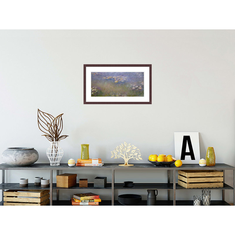Nymphéas par Claude Monet - Impression sur toile, H 17,2 po x l 29,5 po