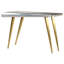 Ghonge Metal Base Writing Desk