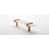 Satin Brass/White selected