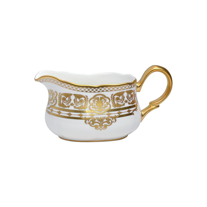 Carlsbad Queen White Bone China Gravy Boat