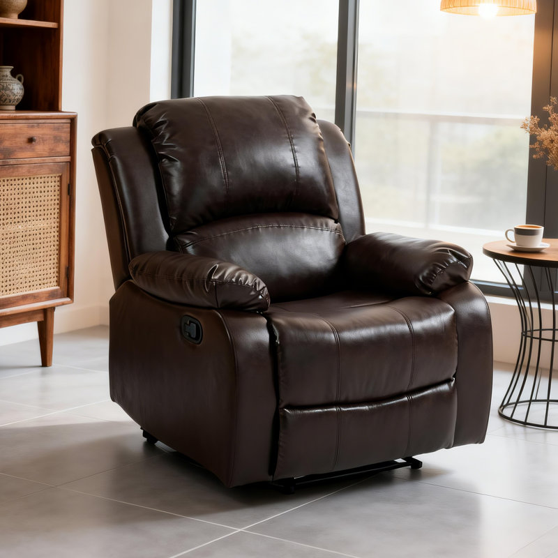 94cm Wide Standard Recliner, Brown