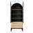 70'' Tall Arched Pantry Cabinet With Doors, Wood Bookcase With 2 Large Drawers and Adjustable Shelves-378402210