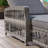 Wicker Lounge with Armrests and soft cushion-243771823